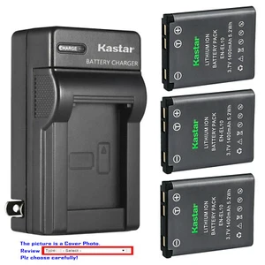 Kastar EN-EL10 Battery AC Wall Charger for Nikon Coolpix S700 S3000 S4000 S5100 - Picture 1 of 11