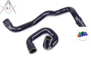 Black For 2013-2018 Ford Focus ST Turbo 2.0L Silicone Radiator  Coolant Hose - Picture 1 of 3