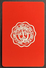 Davis and Elkins College West Virginia VTG Single Swap Playing Card Ace Spades