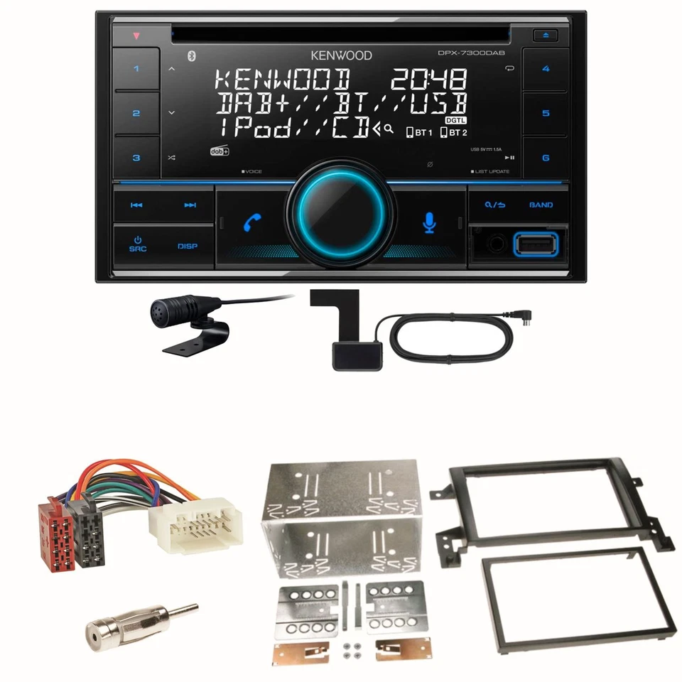 Kenwood DPX-7300DAB Bluetooth Digitalradio Einbauset für Suzuki Grand Vitara JT - Bild 1 von 1