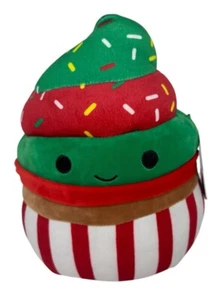 Original Squishmallows 2021 9" Chantal The Christmas Cupcake NEU mit Etikett - Bild 1 von 6
