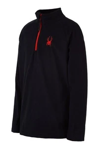 SPYDER Boy's Zip Up Fleece Lined T-Neck Jacket Logo Size Boys XL - Picture 1 of 9