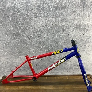 Robinson SST BMX Frame Set ld School BMX 4130 CRMO 1990s Race  1997 TT Red 20" - Picture 1 of 16
