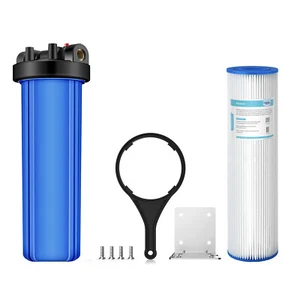 Sistema de carcasa de filtro de agua para toda la casa 20"" x 4,5"" plisado para filtración de RO en el hogar - Imagen 1 de 17