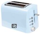 Toast-it Blue 240V / 950W Toaster Low Wattage Ideal for Caravans Motorhomes