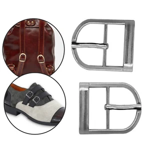 Silver Roller Pin Metal Bucklefor Leather Crafts Shoes Bags Strap Buckles 25mm - Picture 1 of 12