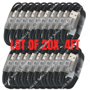 1/20X Bulk Lot Type C Charger Cable USB C Fast Charging Cord For Samsung Android - Picture 1 of 14