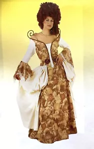 Ladies Baroque Princess Fancy Dress Outfit Carnival Queen DELUXE QUALITY UK M - Picture 1 of 11