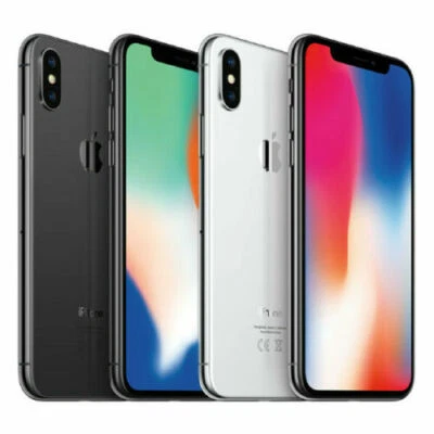 Apple iPhone X (iPhone 10) 64GB 256GB All Colours Unlocked- VERY GOOD CONDITION - Image 1 of 3