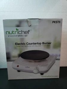 NutriChef Buffet Hot Plate Electric Countertop Burner | Adjustable Temperature - Picture 1 of 7