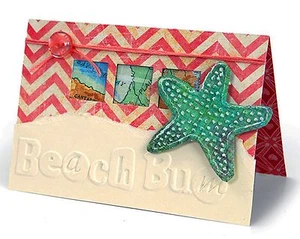 Sizzix Summer set Emboss 4-pk set #656262 Retail $10.99 Retired SO SWEET!! - Picture 1 of 5