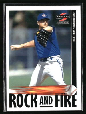 Roger Clemens 1997 Score Rock and Fire #525 Baseball Card - Image 1 of 2