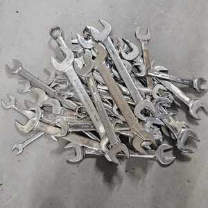Lot of 50 Large Gray Canada Wrenches Mixed Metric & SAE Open Box End - Picture 1 of 3