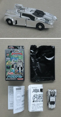 Transformers Mini-Con Micron Booster 1 Chrome Chase Sparkplug Takara Japan 2005 - Image 1 of 4