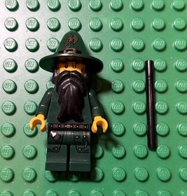 Lego Castle Kingdoms Wizard green baby dragon minifigure 7955