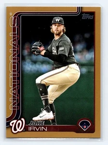 2025 Topps #197 Jake Irvin Gold #/2025 - Picture 1 of 2