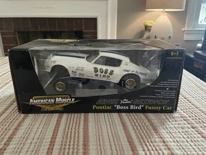 American Muscle 1/18 Pontiac Boss Bird Funny Car Arnie The Farmer Bestwick - Picture 1 of 8