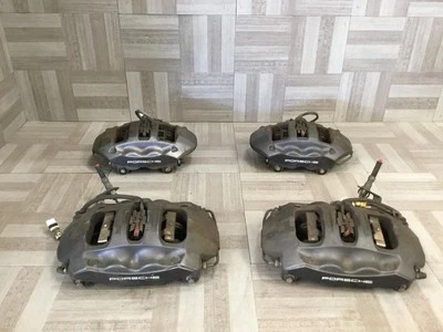 2007-2011 Porsche 911 Brake Caliper Set Carrera W/O Ceramic Factory OEM 2009 Foto 1 de 4