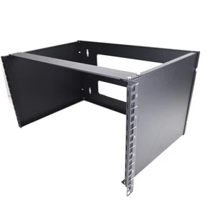 Wall Mounted Bracket 1U/2U/4U/6U for 19 inch Rack Open Frame Cabinet Flat Pack - Picture 1 of 8