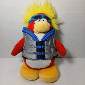 ¡GAFAS Y CHALECO CLUB PENGUIN PELUCHE! JUGUETE BLANDO UNOS 21CM DISNEY - Imagen 1 de 5