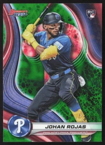 Bowman's Best Green 33/99 Johan Rojas Rookie #49 SB6 2024 - Imagen 1 de 2