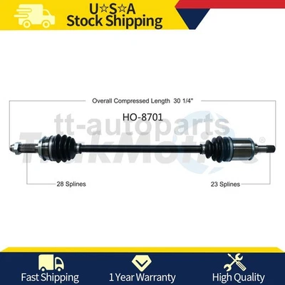 Junta eje CV conductor trasero izquierdo para Honda CR-V 2011 2010 2009 2008 2007 Foto 1 de 2
