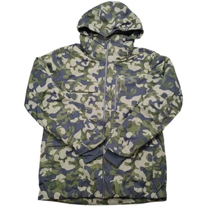 Mountain Hardware Recco Mens Hooded Ski Jacket Large Camo Green Waterproof - Picture 1 of 22