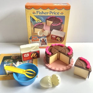 Fisher Price Spaß mit Essen Kuchen Backspaß 6510 Rollenspiel Mix Zuckerguss Vintage - Bild 1 von 24