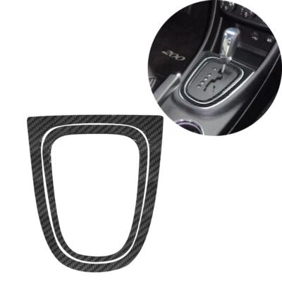 Cuadro de cambio de marchas de fibra de carbono 2 piezas para Chrysler 200 2011-14 Foto 1 de 4