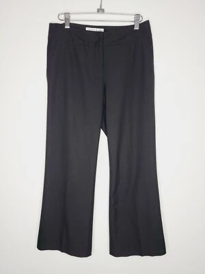 Pantalones de vestir Trina Turk para mujer pantalones cortos negros bolsillos abertura talla 4 Foto 1 de 4