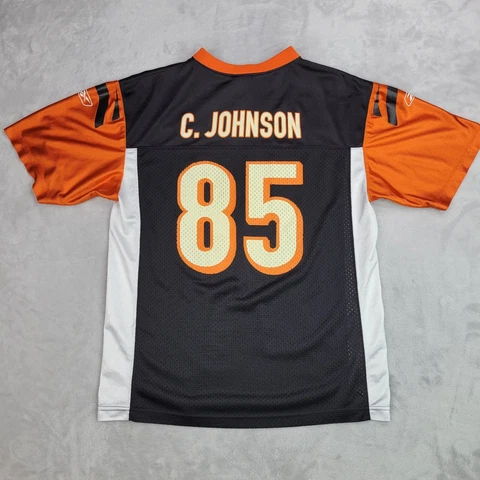 Cincinnati Bengals Jersey Boys XL Orange Black Football Team Chad Ochocinco Kids Cover