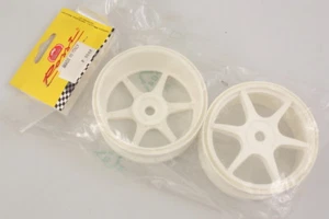 Rossi F8042 Weiße Felgen 1:8 - 19mm (2 Stk) Vintage Modellbau - Bild 1 von 3