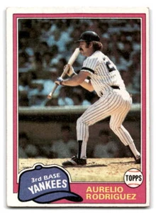Aurelio Rodriguez 1981 Topps Baseball #34 New York Yankees - Picture 1 of 2