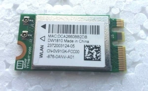 Dell 15 Inspiron 3567 3568 5567 Series Wireless Wifi card DW1810 0V91GK TESTED - Picture 1 of 1