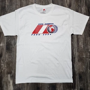 Camiseta de Fútbol Copa América Perú 2004 Sin Marca Hombre M Conmebol Brasil Adriano - Imagen 1 de 4