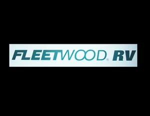 2pcs FLEETWOOD RV CAMPER MOTORHOME 5TH WHEEL TRAILER DECAL LOGO STICKER - Picture 1 of 2