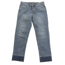AllSaints Straight Blue Jeans Boys 29x28 Button-Fly Cut-Offs
