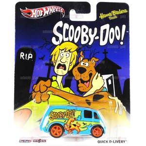 2014 Hot Wheels QUICK D-LIVERY Scooby-Doo - Pop Culture HANNA BARBERA 1:64 X8330 - Picture 1 of 2