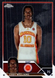 CODY WILLIAMS 2023 Topps Chrome McDonald's #60 Utah Jazz - Picture 1 of 2