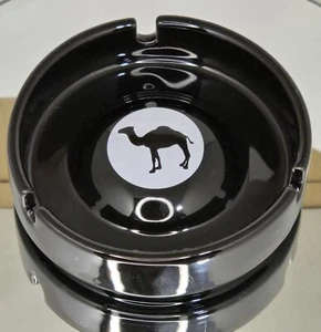 Vintage Camel Cigarettes 8 Ball Ashtray Black Ceramic NOS - Picture 1 of 1