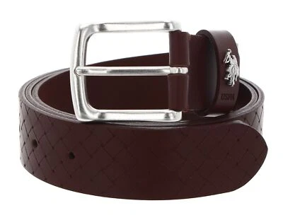 U.S. POLO ASSN. cinturón Hitchcock Woven Belt W95 Tan - Imagen 1 de 2