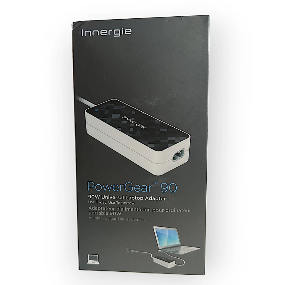 Cargador universal para computadora portátil Innergie PowerGear 90 W 19,5 V/4,7 A ~ 9 puntas Foto 1 de 4