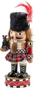 NIB MacKenzie-Childs TARTASTIC SCOTTISH NUTCRACKER - Picture 1 of 8