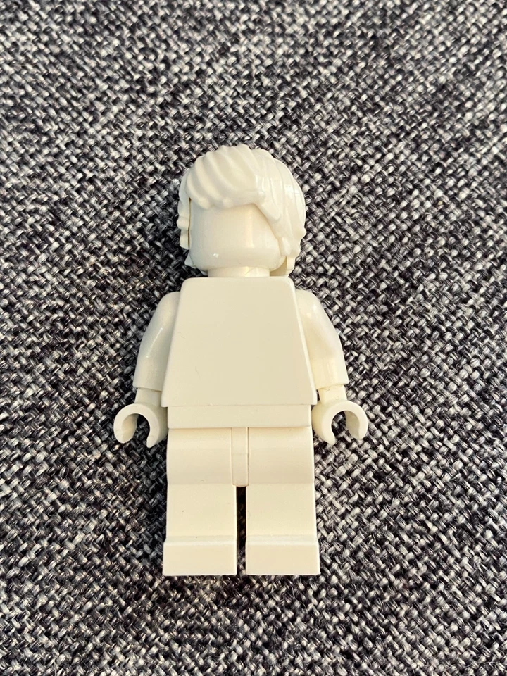 LEGO (Monochrome) White Minifigure from 40516 Everyone is Awesome LGBTQ + Pride - Image 1 of 1