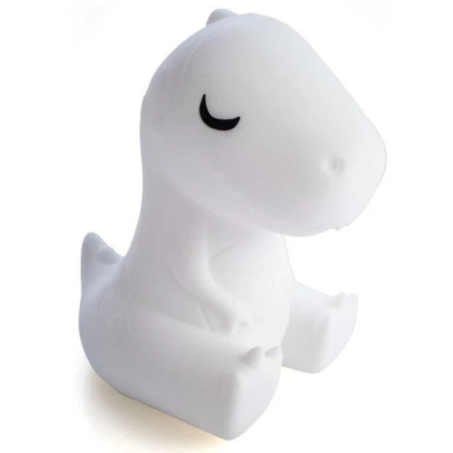MDI Lil Dreamers T-rex Silicone Soft Touch Rechargeable LED Night Light Lamp