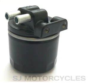 OIL FILTER MOUNTING BLOCK KIT NORTON COMMANDO BSA TRIUMPH CUSTOM HARLEY 06-3371 - Picture 1 of 8