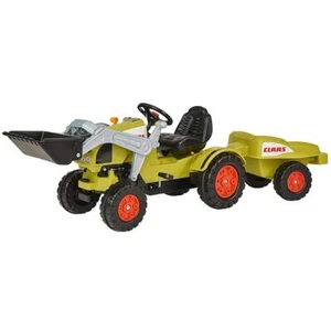 BIG Claas Celtis Loader Traktor mit Lader und Anhänger Kindertraktor Grün Auto