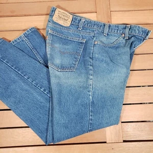 Vintage Levis 36 X 32 Orange Tab Men's Blue Jeans 506 Made In USA Actual 34 X 30 - Picture 1 of 8