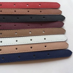 1 Paar echt Cross Leder Schulter Handtasche Tasche DIY Griff Riemen 71 cm - Bild 1 von 11