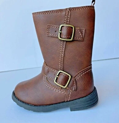Carter's Botas Marrón Niñas Pequeñas 6 Nuevas Cremallera Moda Zapatos Nuevos con Etiquetas Erica Media pantorrilla Foto 1 de 4
